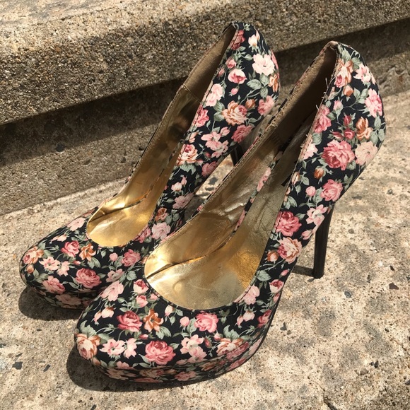 FH Shoes - FH Floral Heels